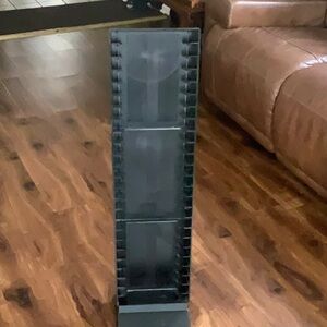 Vtg Laserline VHS tape Storage Rack - 25 tapes. Mint cosmetic condition.